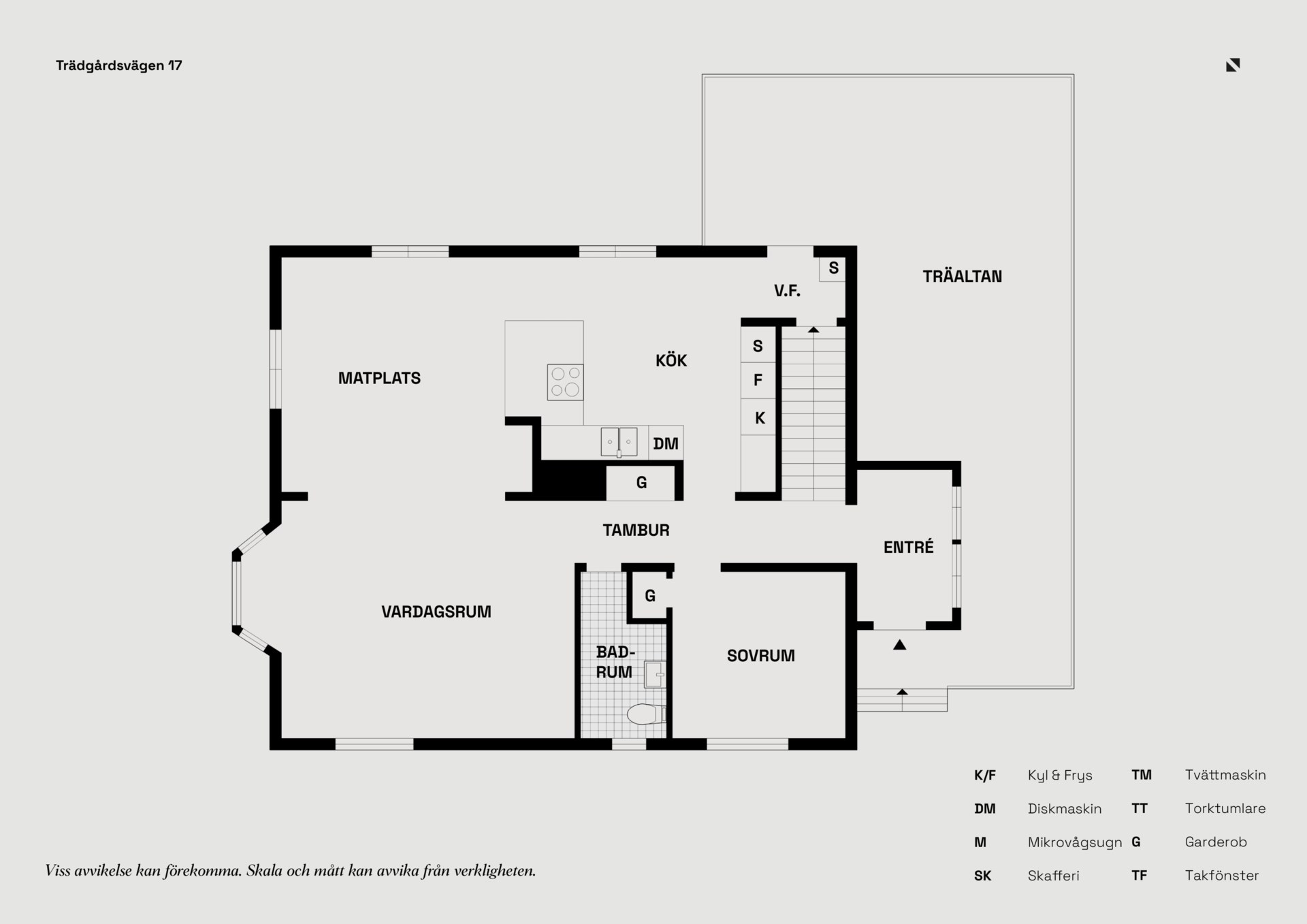 Familjevänlig 30-talsvilla med generösa och sociala ytor, dubbelgarage och grönskande tomt.