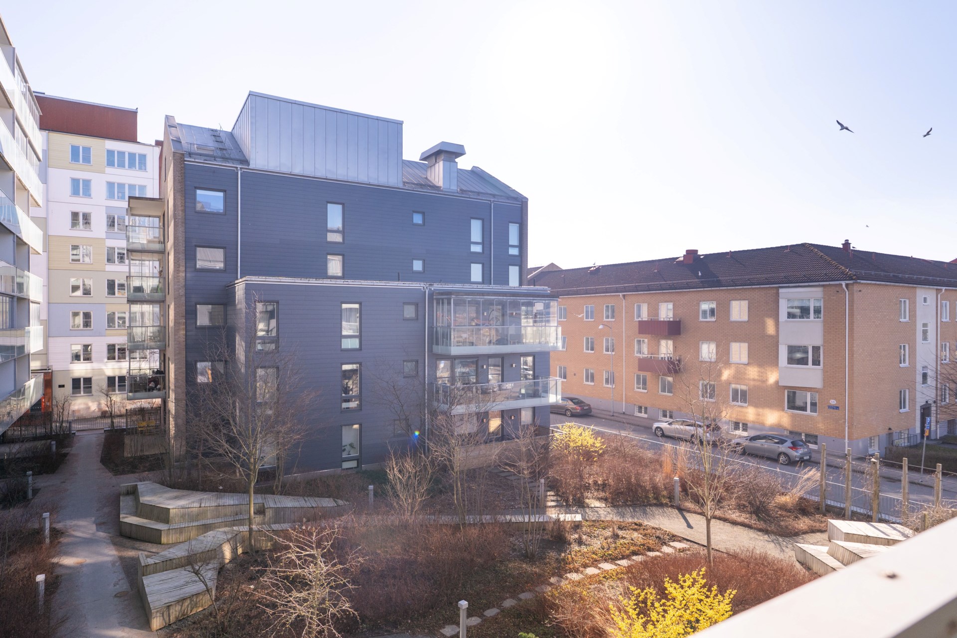 Modern bostad i en förening med högt mervärde