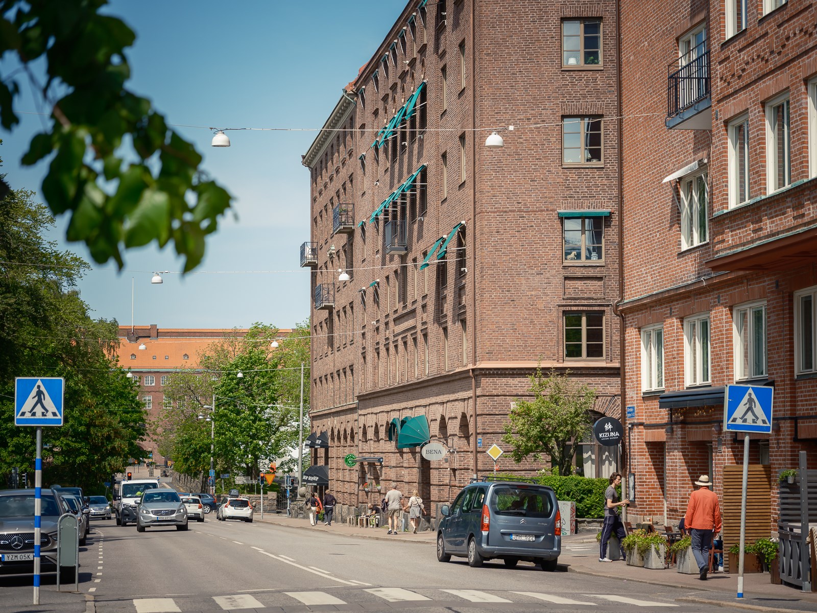 Trea högst upp i huset med två terrasser!