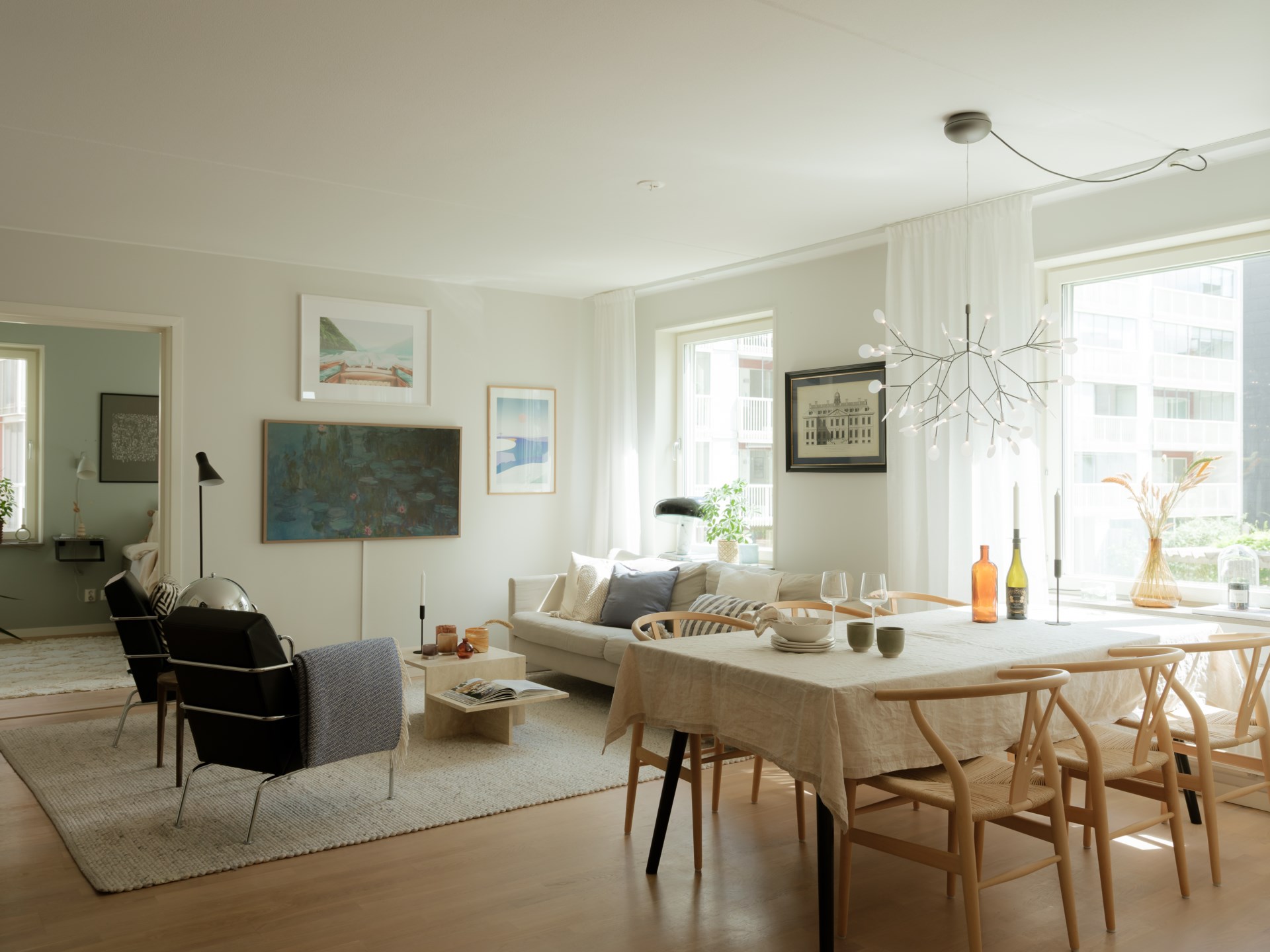 Smakfullt i centrala Sannegårdshamnen