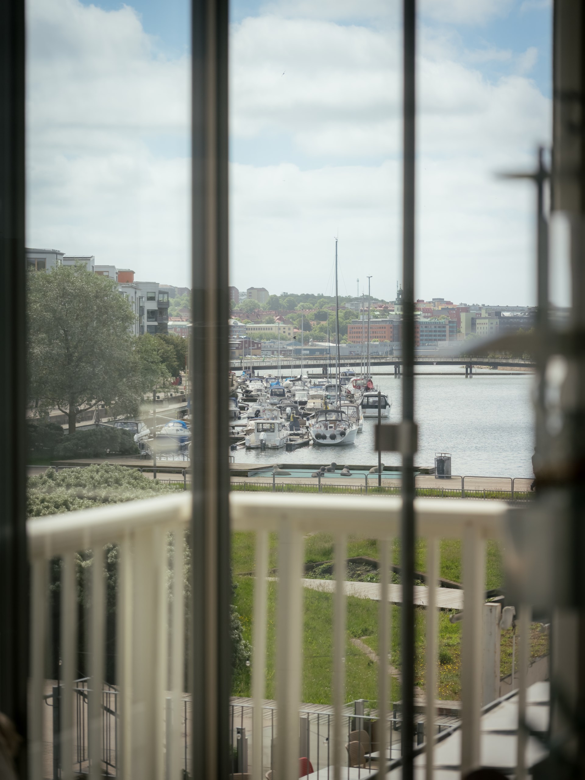 Smakfullt i centrala Sannegårdshamnen