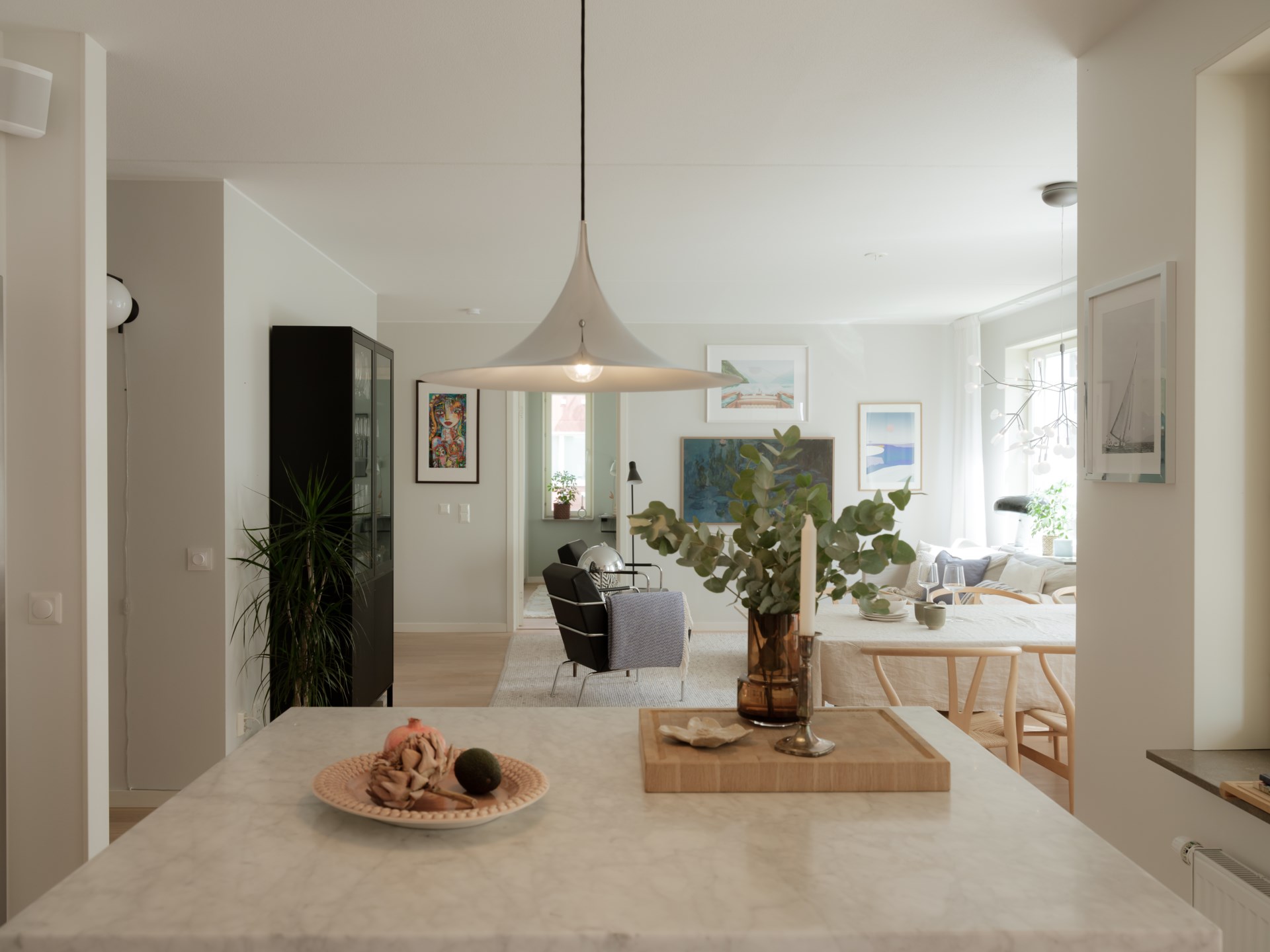 Smakfullt i centrala Sannegårdshamnen