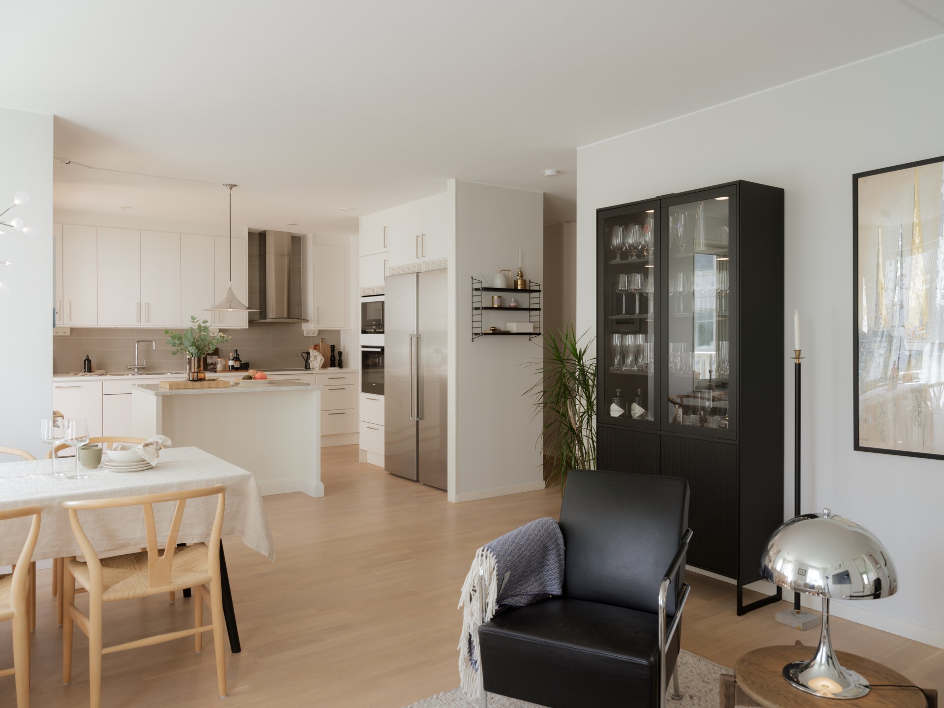 Smakfullt i centrala Sannegårdshamnen
