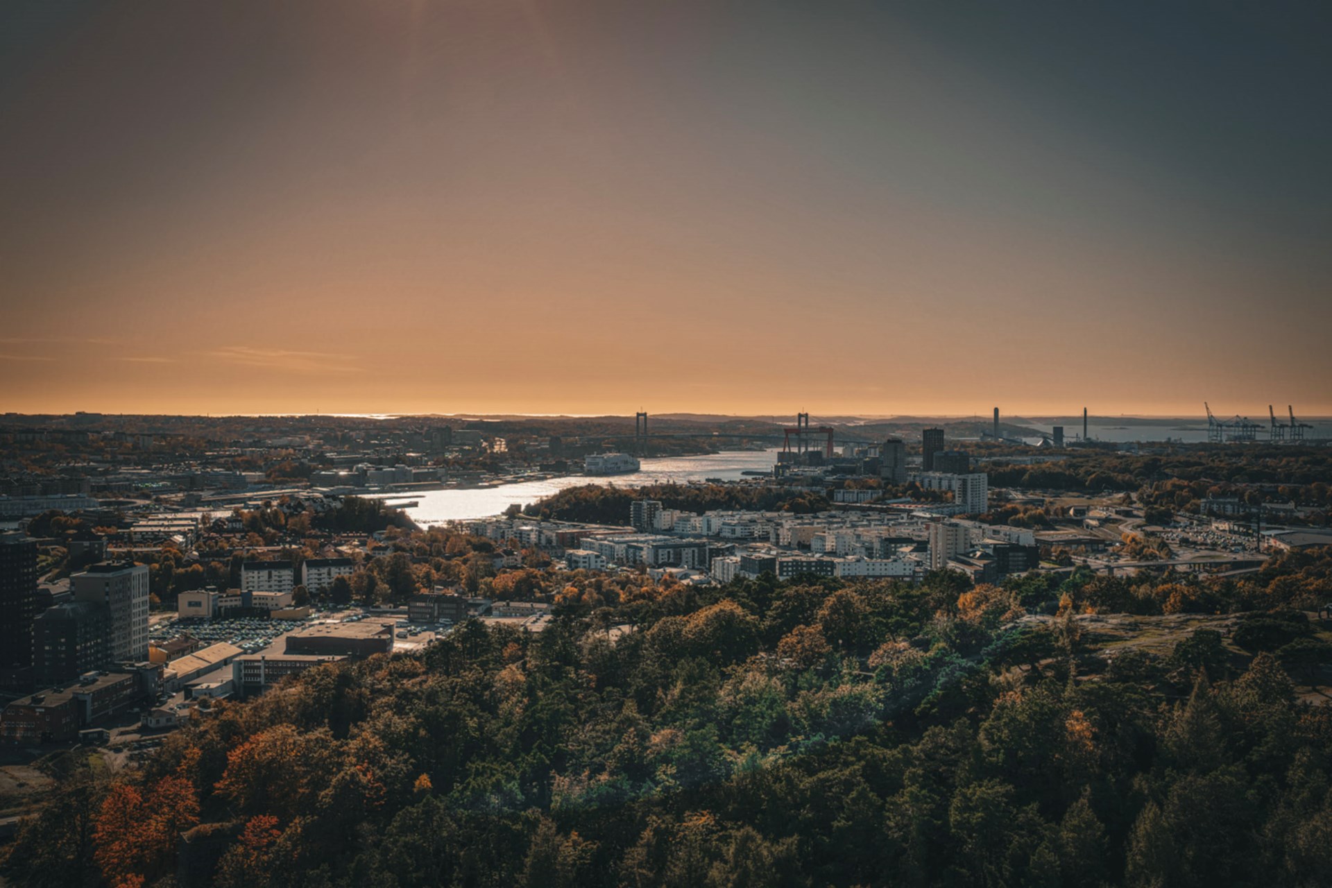 Hörntrea med fint läge