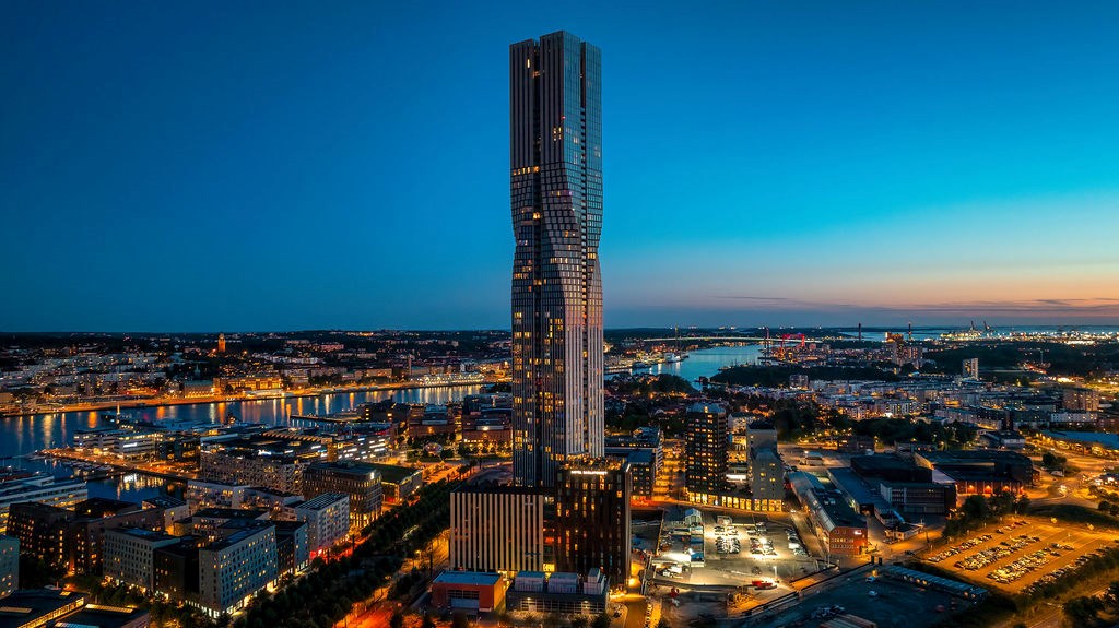 Femrummare med vidsträckt utsikt