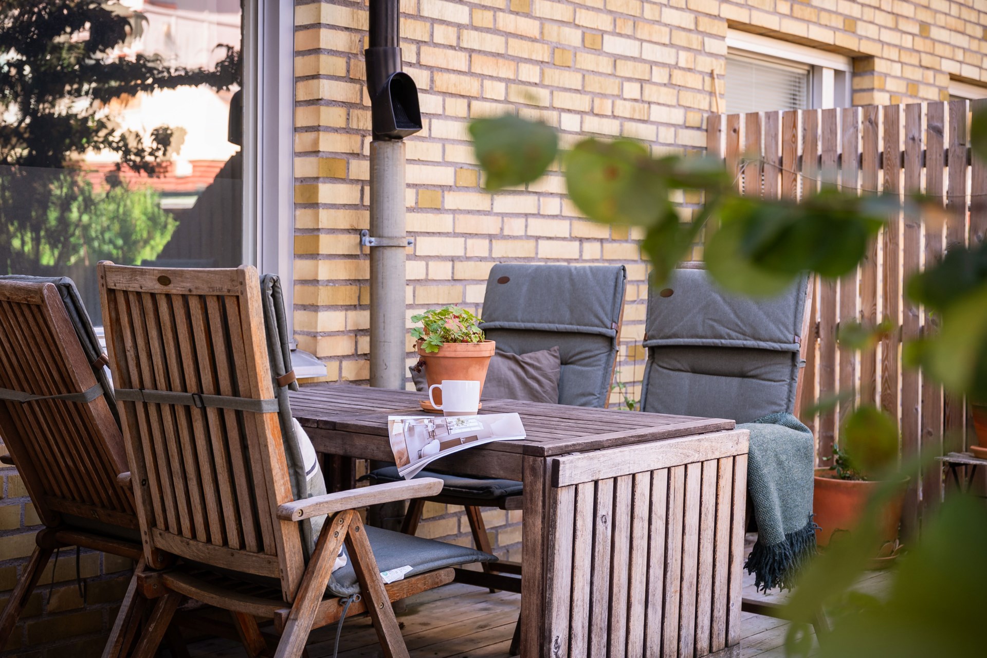 Markplanstrea med dubbla uteplatser!